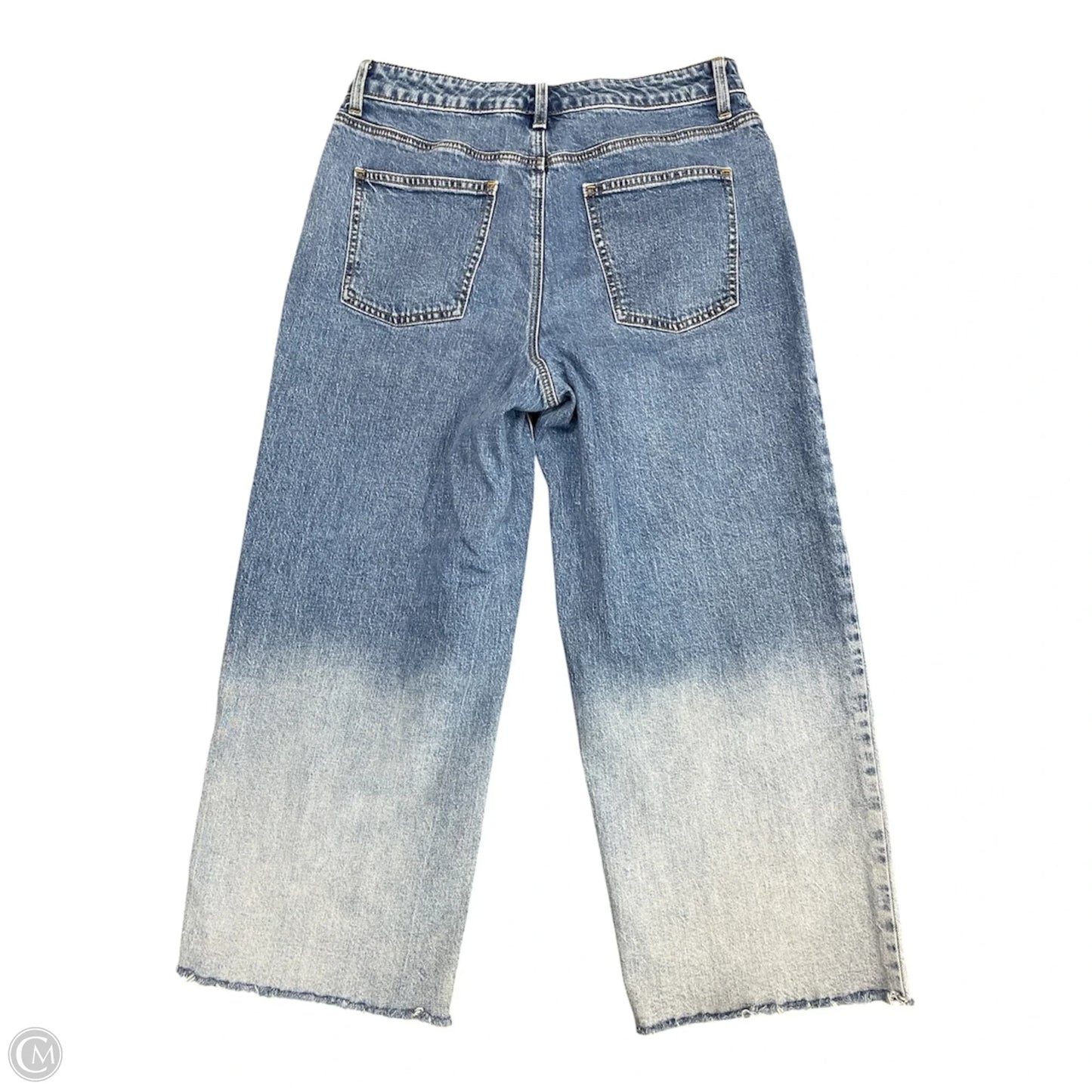 Jeans Cropped By Talbots In Blue Denim, Size: 10