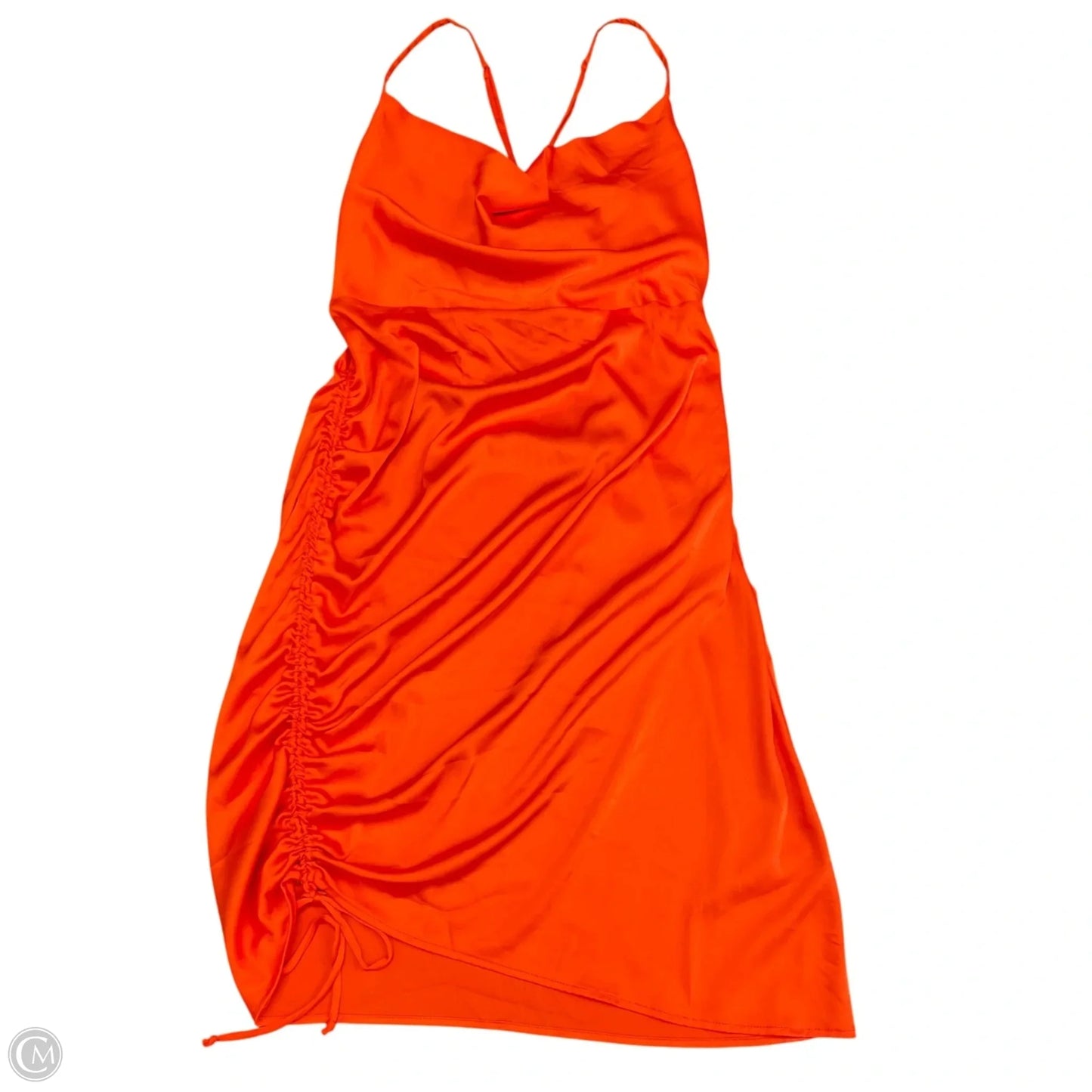 Dress Casual Midi By Fashion Nova In Orange, Size: 1x