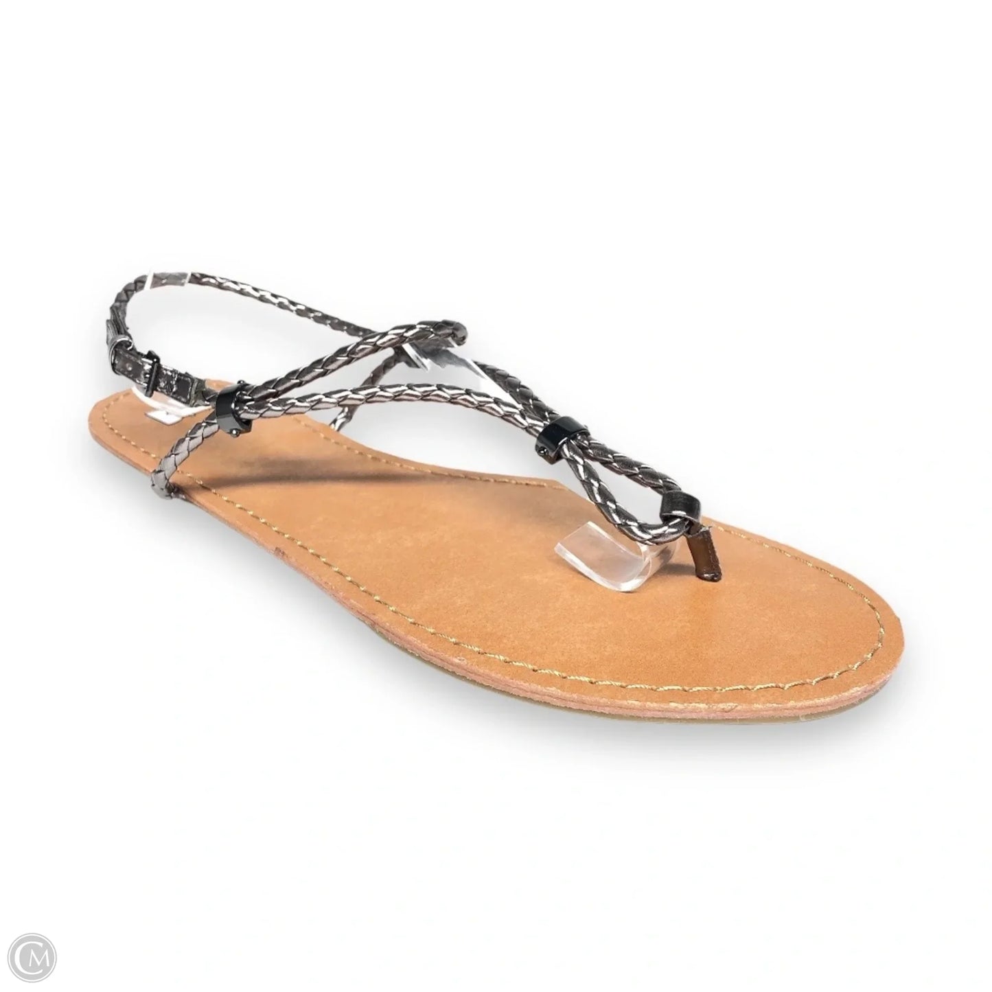 Sandals Flats By Bp In Silver, Size: 12