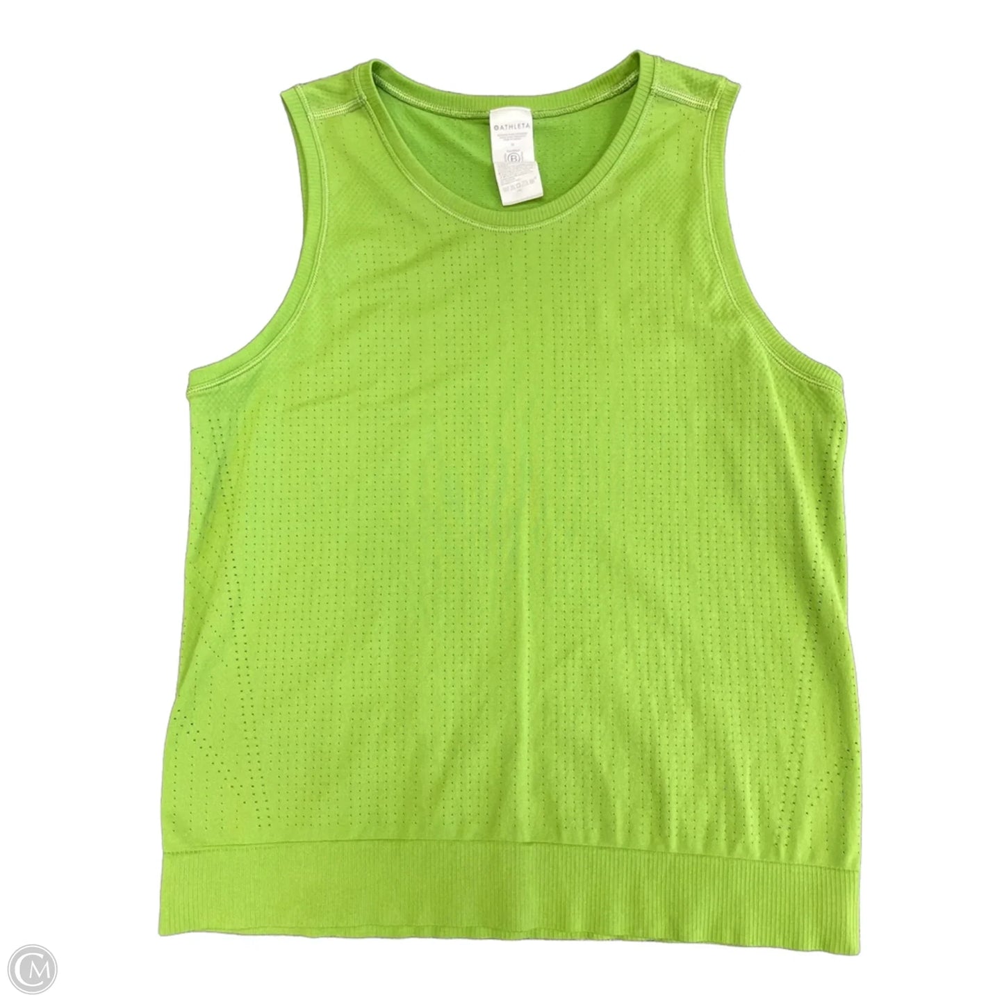 Athletic Tank Top By Athleta In Green, Size: M