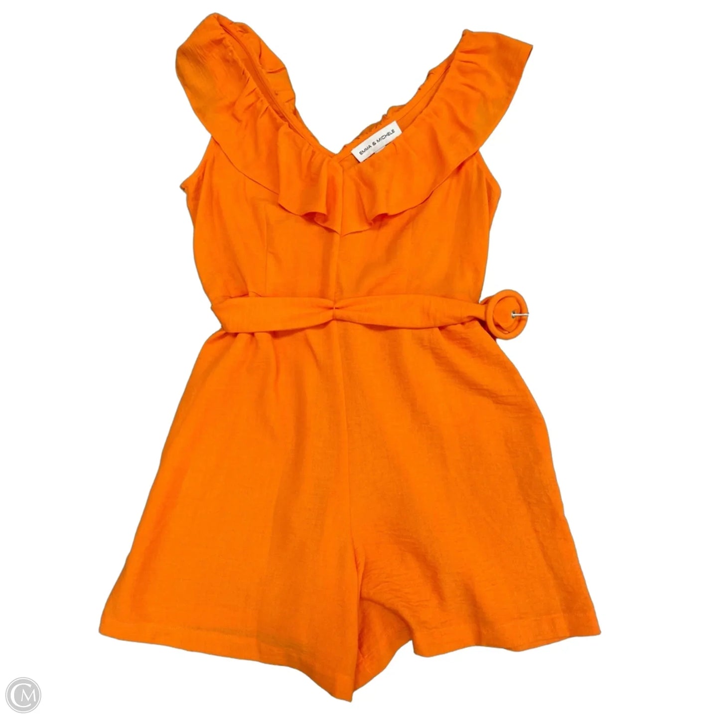 Romper By Emma And Michele In Orange, Size: M