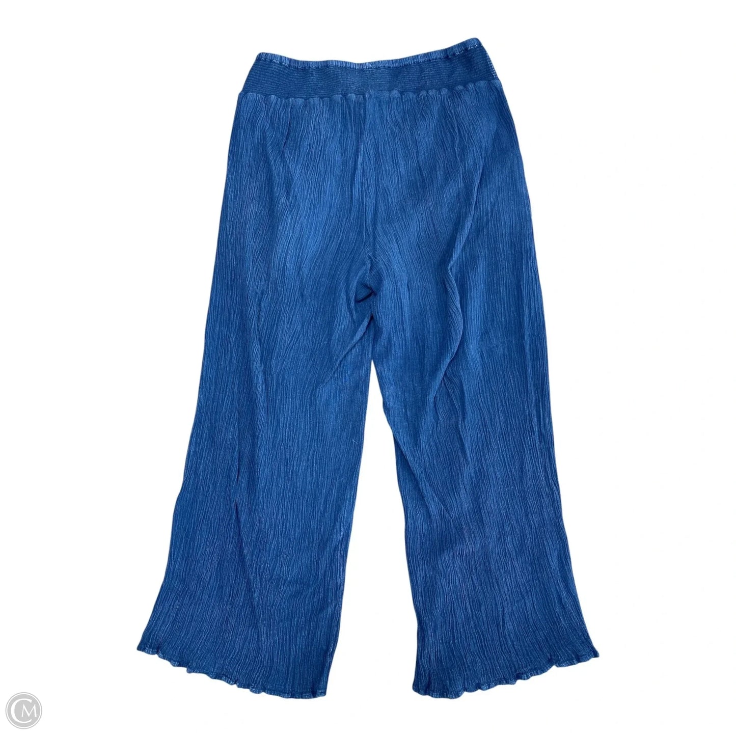 Pants Wide Leg By Studio West In Blue, Size: M
