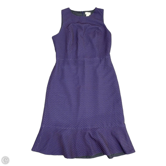 Dress Casual Midi By J. Crew In Purple, Size: 2