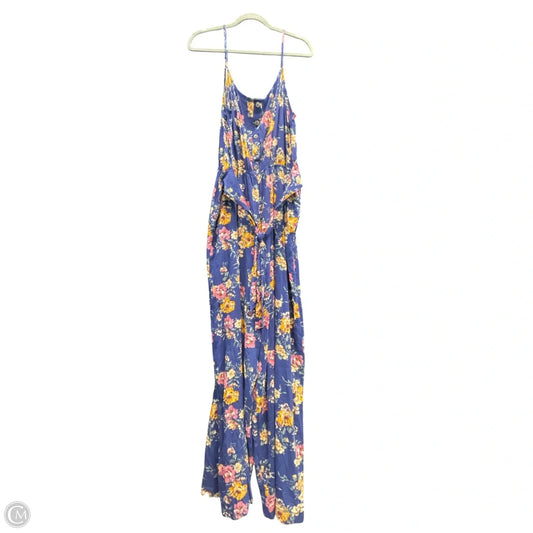 Jumpsuit By Clothes Mentor In Blue, Size: Xl