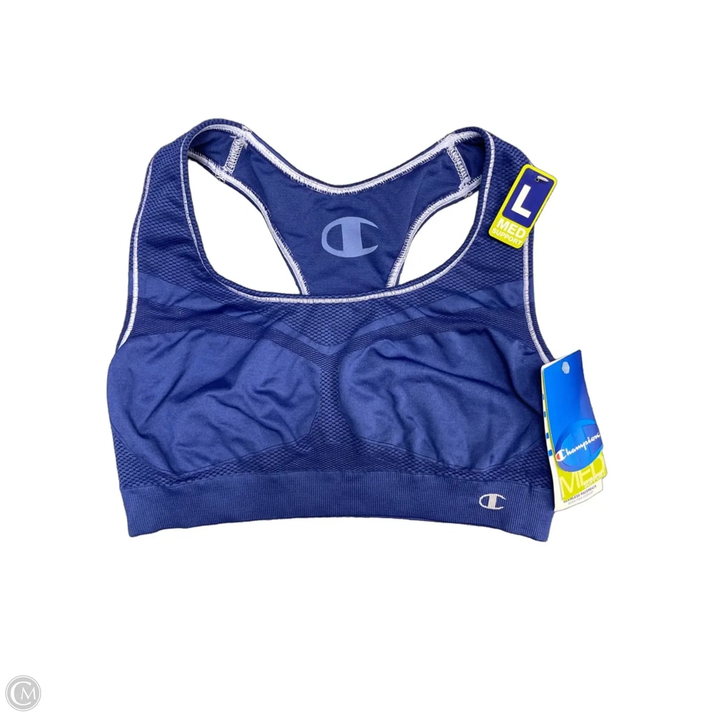 Athletic Bra By Champion In Blue, Size: L
