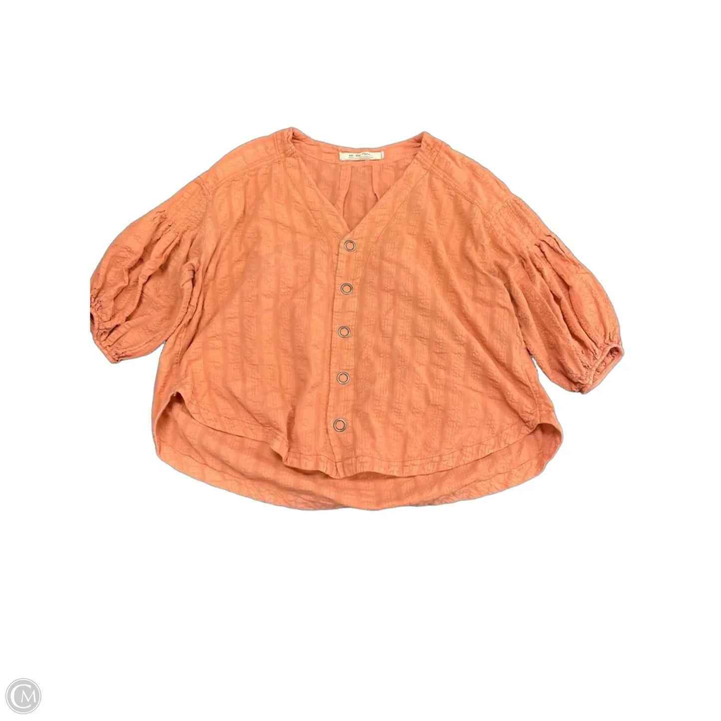 Top Short Sleeve By We The Free In Orange, Size: M
