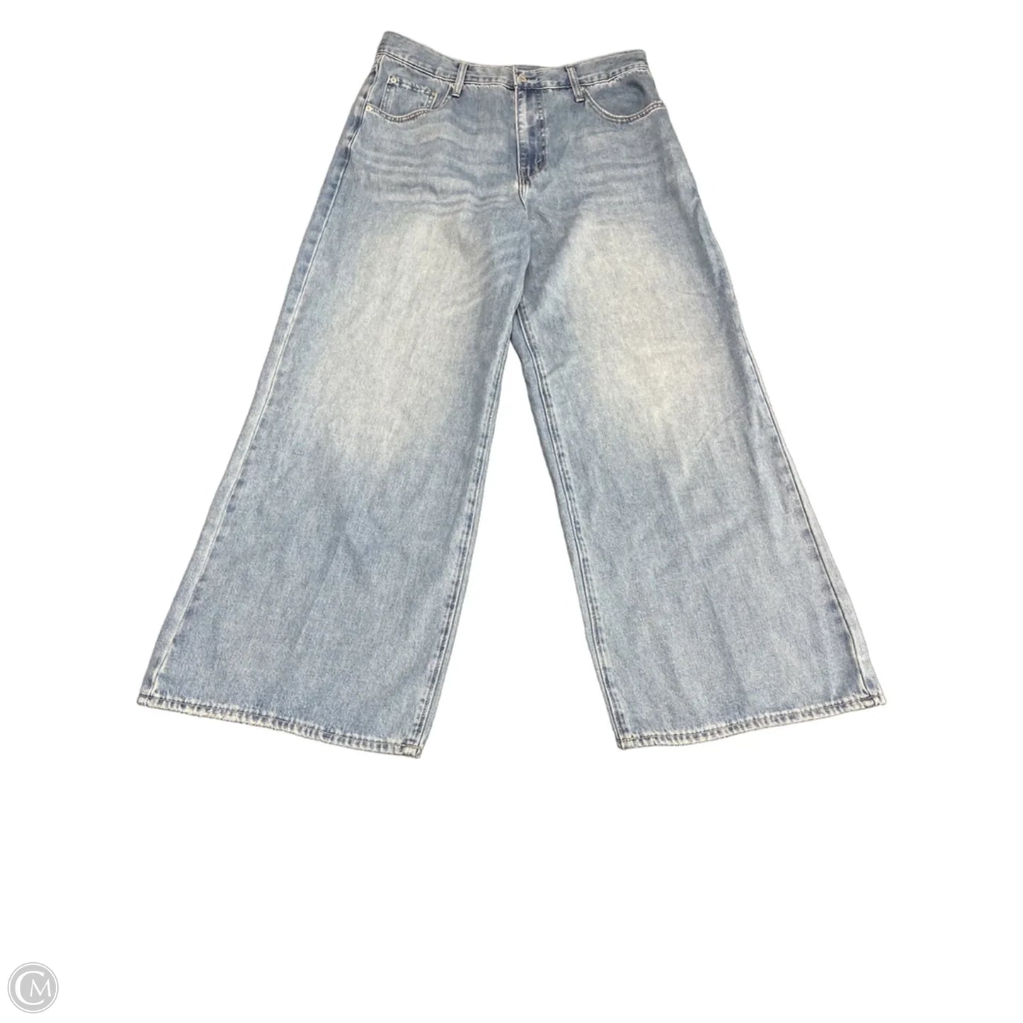 Jeans Wide Leg By Clothes Mentor In Blue, Size: 16