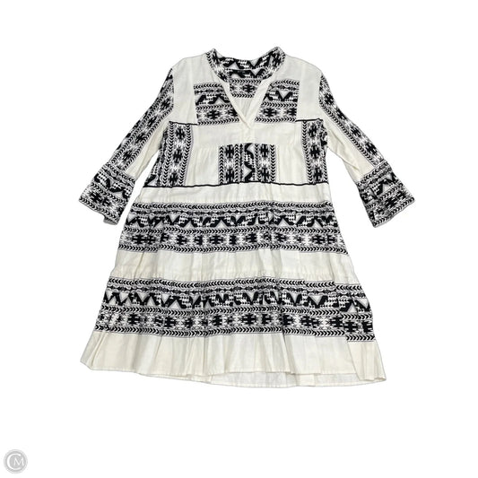 Dress Casual Short By Msk In Black & White, Size: Xl