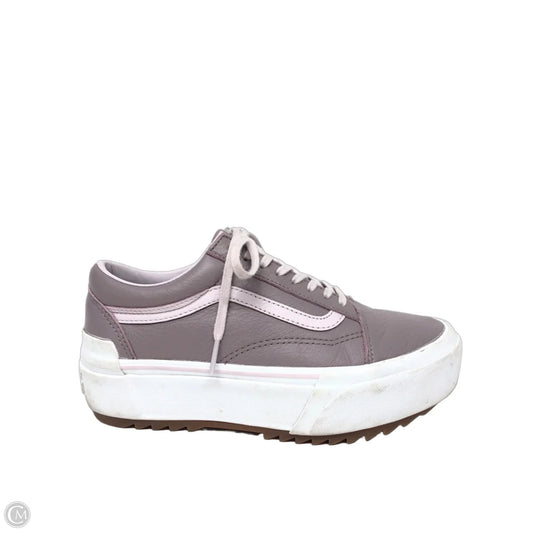 Shoes Sneakers By Vans In Purple, Size: 8