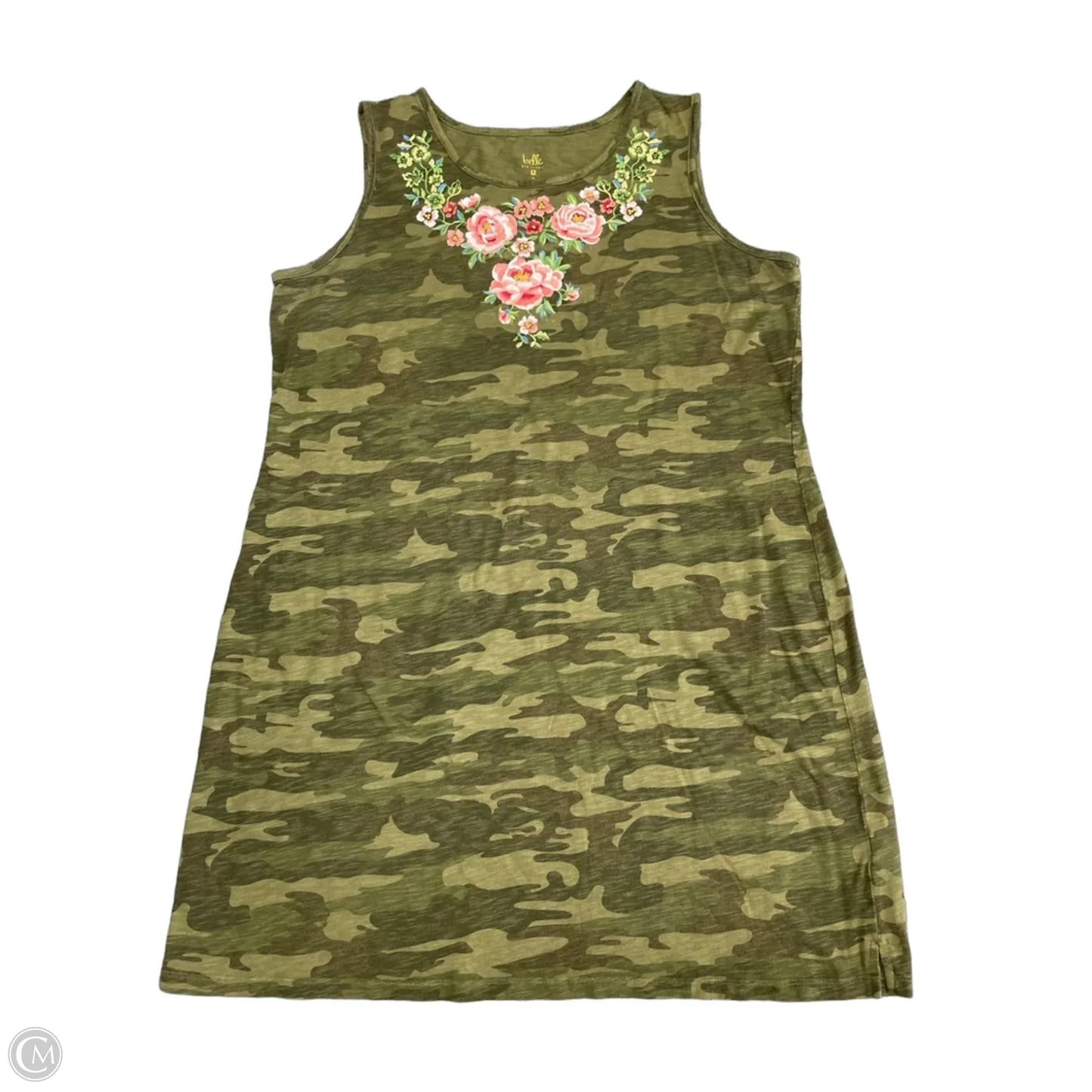 Dress Casual Short By Belle By Kim Gravel In Camouflage Print, Size: L