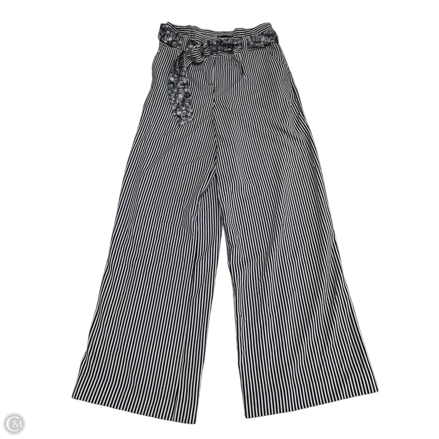 Pants Wide Leg By New York And Co In Blue & White, Size: 12