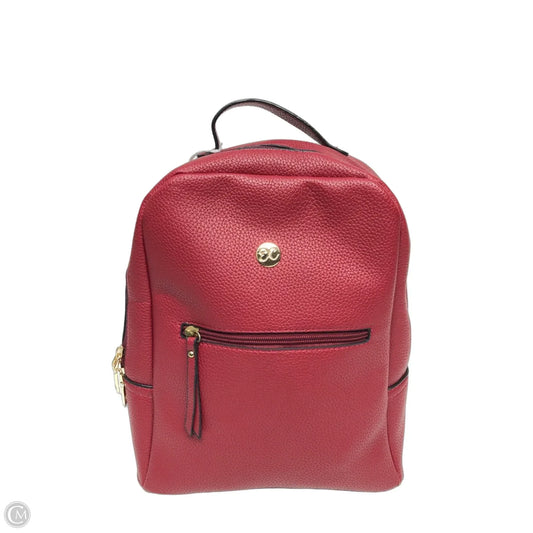 Backpack Leather By Clothes Mentor, Size: Medium