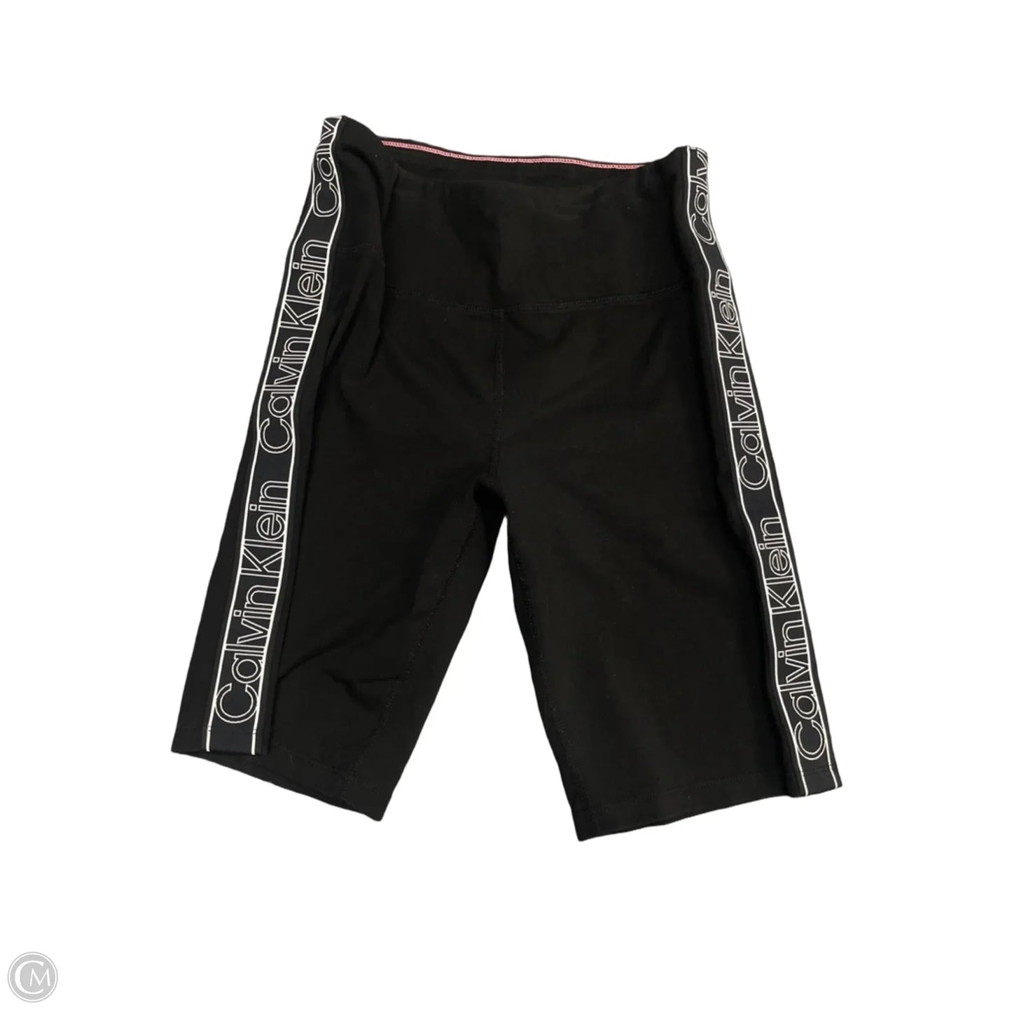 Athletic Shorts By Calvin Klein In Black, Size: M