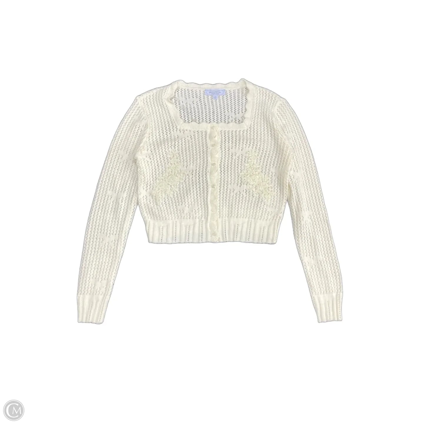 Sweater Cardigan By Celebrity Pink In Cream, Size: S