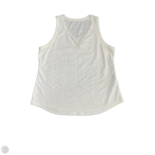 Top Sleeveless By Shein In White, Size: Xl
