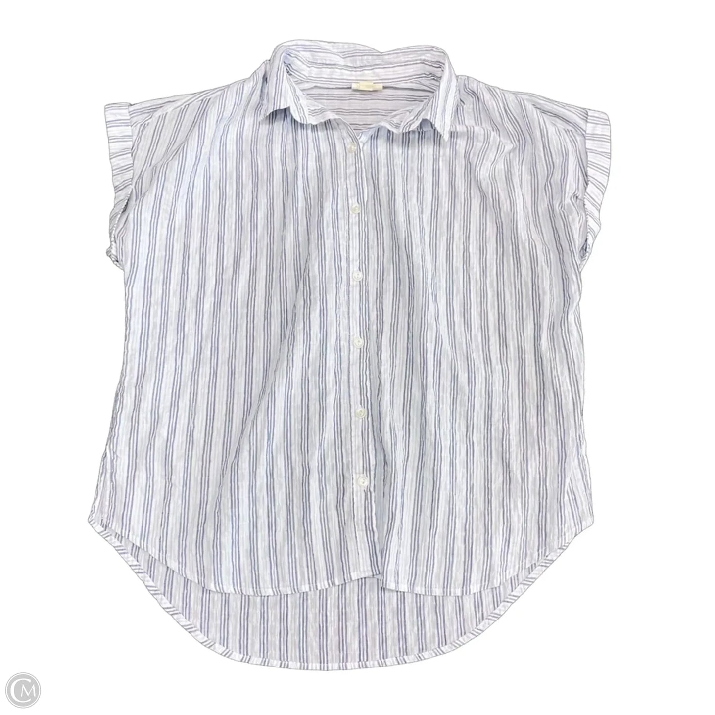 Top Short Sleeve By Ana In Blue, Size: L