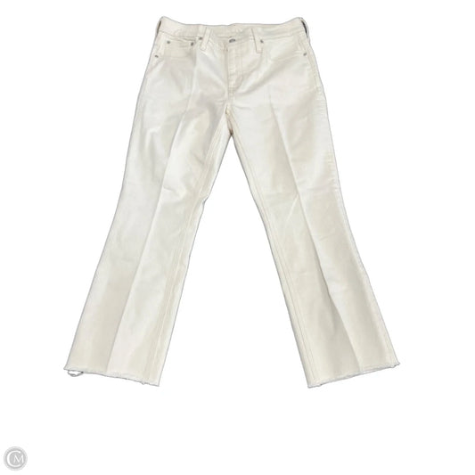 Jeans Cropped By J. Crew In Cream, Size: 6