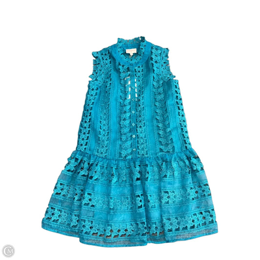 Dress Casual Short By Clothes Mentor In Blue & Green, Size: Xs