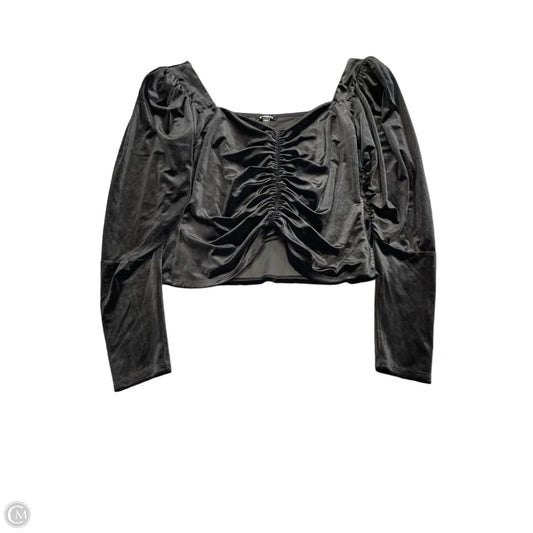 Top Long Sleeve By Express In Black, Size: L
