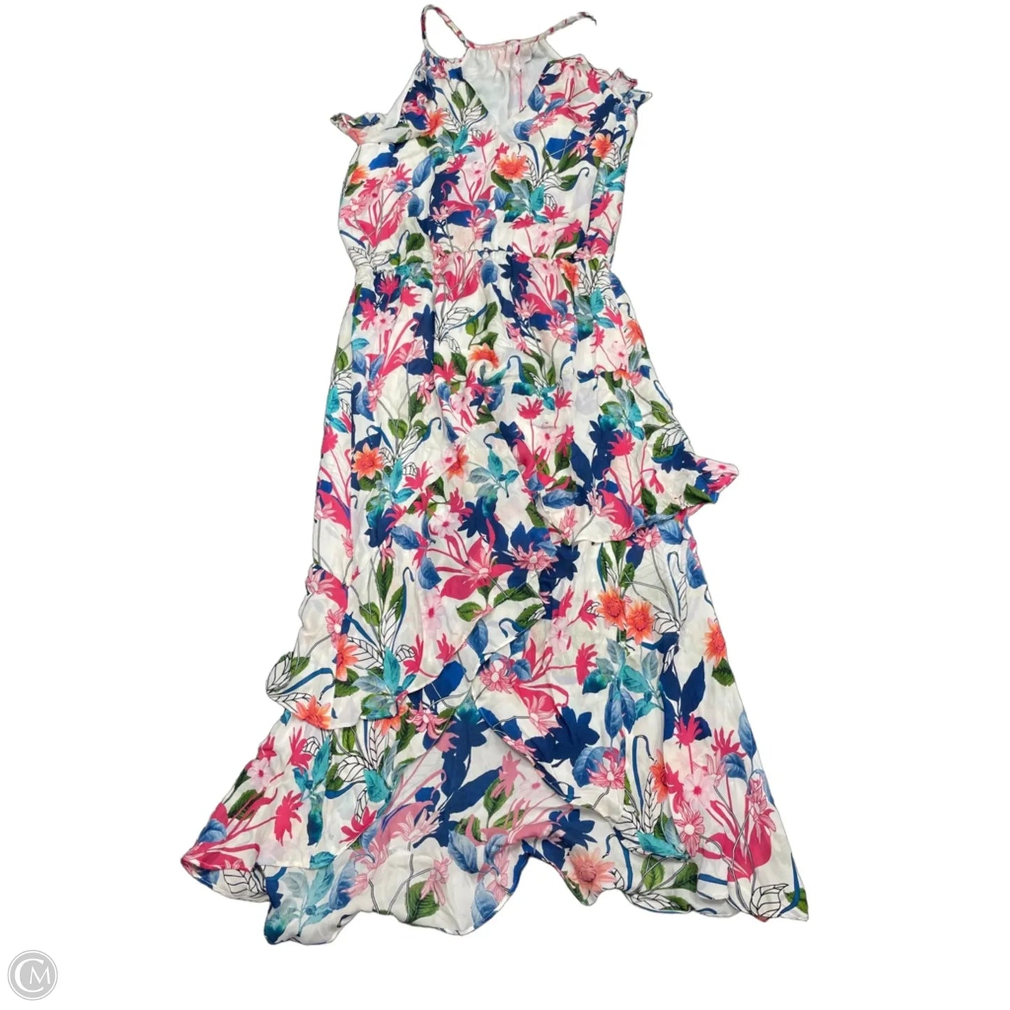 Dress Casual Midi By Parker In Floral Print, Size: L