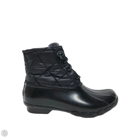 Boots Rain By Sperry In Black, Size: 7.5