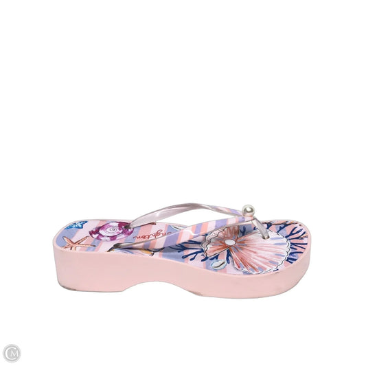 Sandals Flip Flops By Brighton In Ombre Print, Size: 6