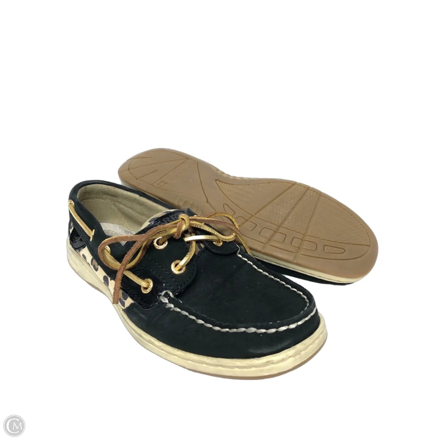 Shoes Flats By Sperry In Black, Size: 7.5