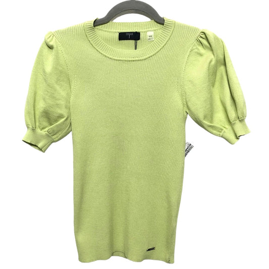 Green Top Short Sleeve Tahari By Arthur Levine, Size M