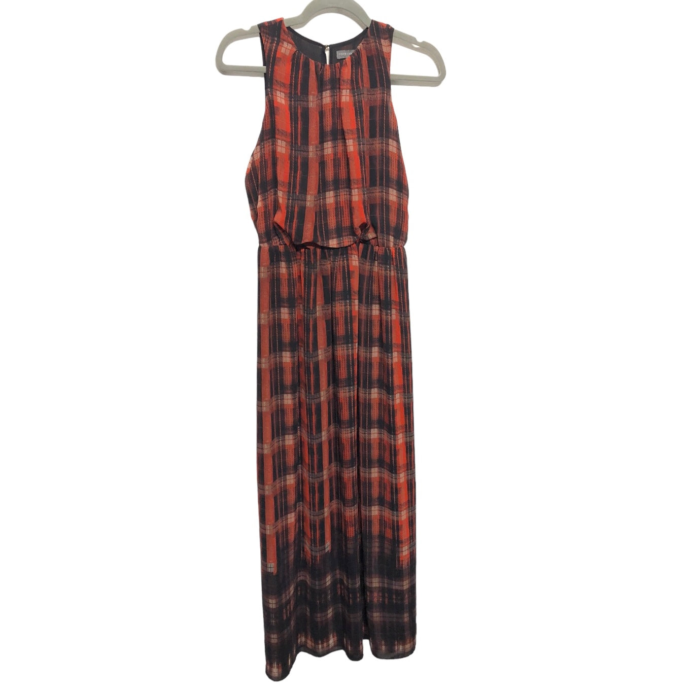 Dress Casual Maxi By Vince Camuto In Black & Red, Size: Xs