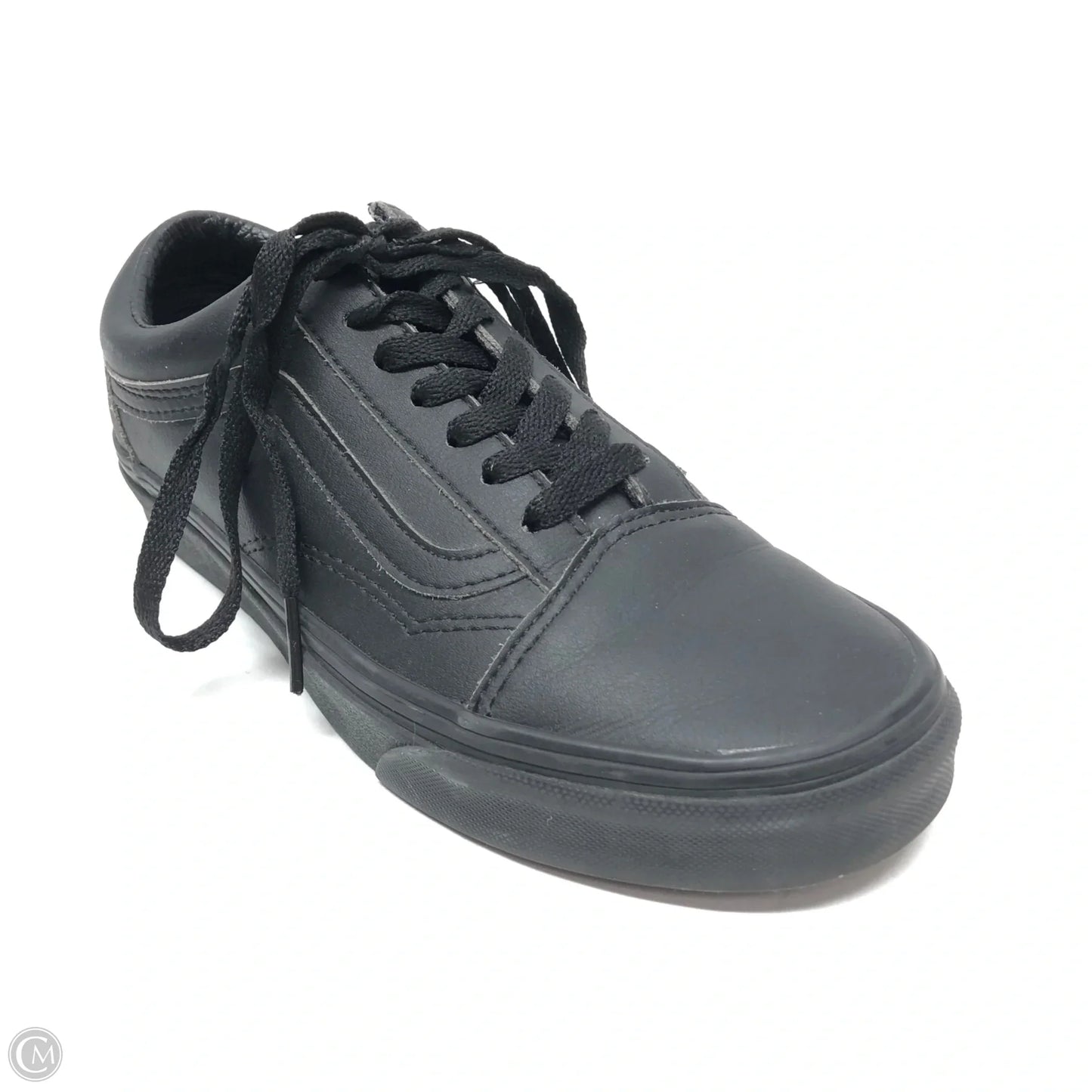 Shoes Flats By Vans In Black, Size: 7.5