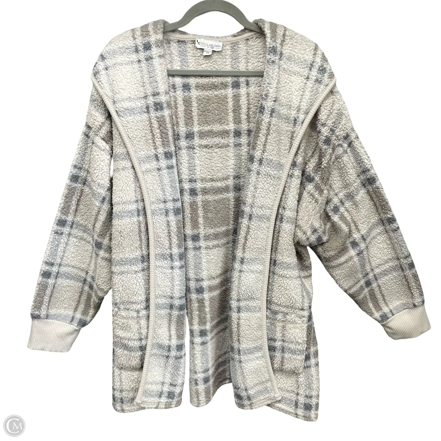 Jacket Fleece By Koolaburra By Ugg In Beige, Size: 2x