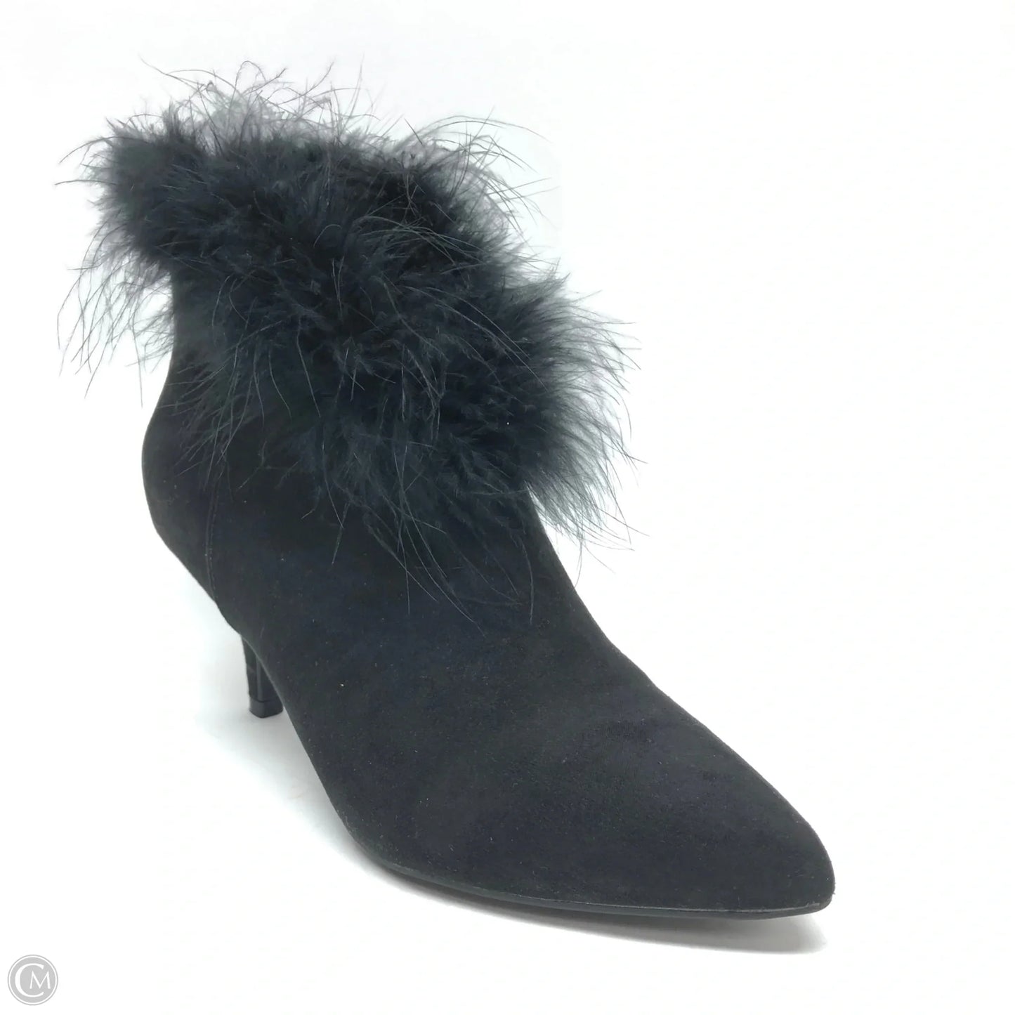 Boots Ankle Heels By Cato In Black, Size: 8