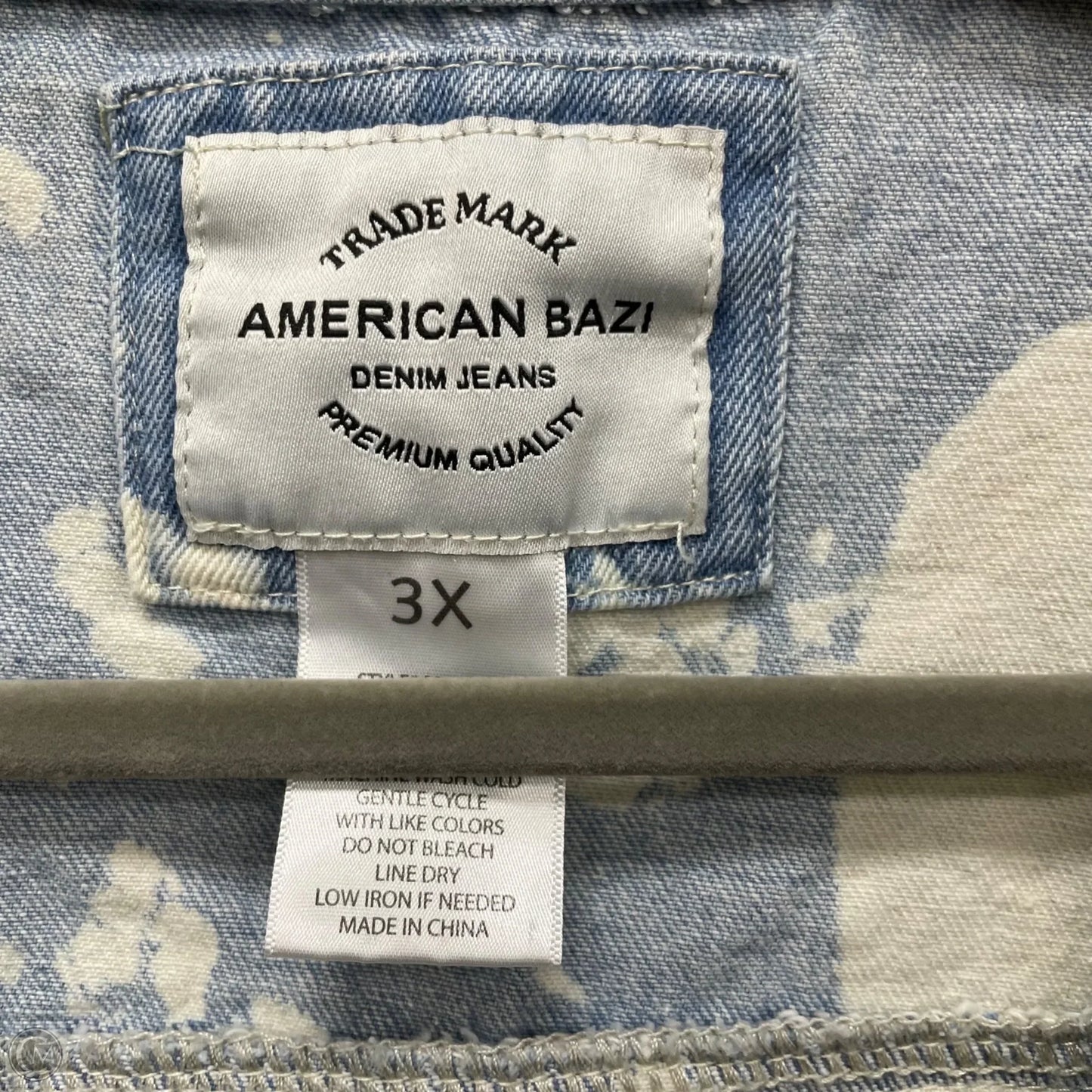 Vest Other By American Bazi In Blue & White, Size: 3x