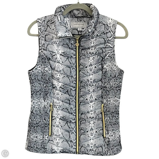 Vest Puffer & Quilted By Marc New York In Black & White, Size: S