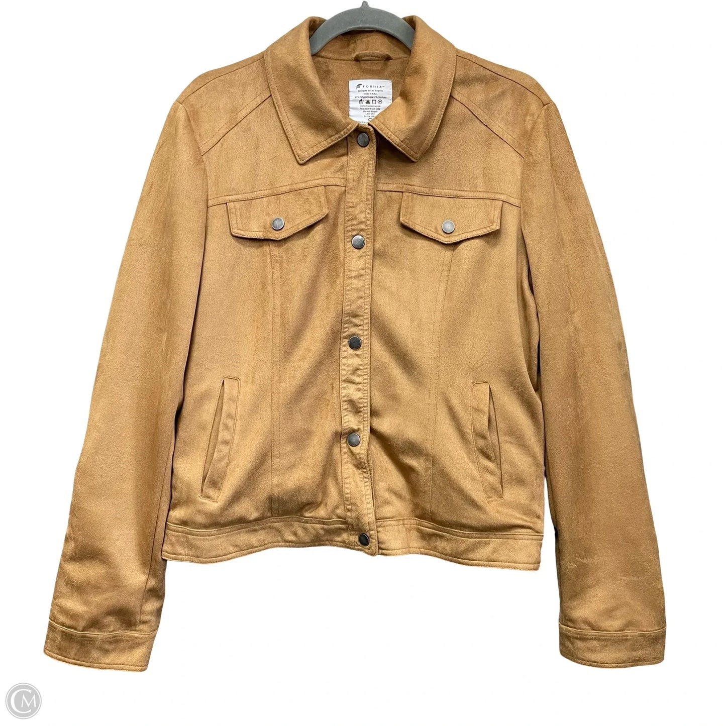 Jacket Other By Clothes Mentor In Tan, Size: Xl