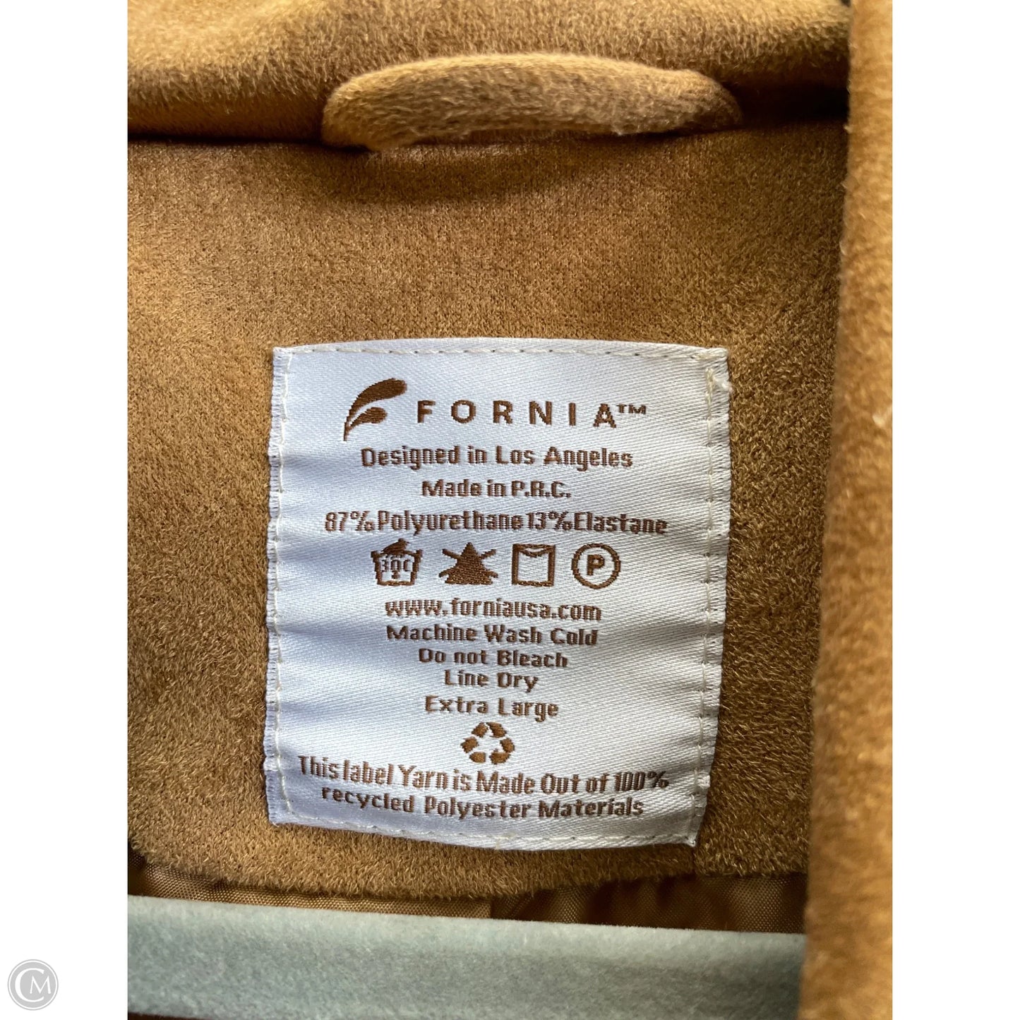 Jacket Other By Clothes Mentor In Tan, Size: Xl