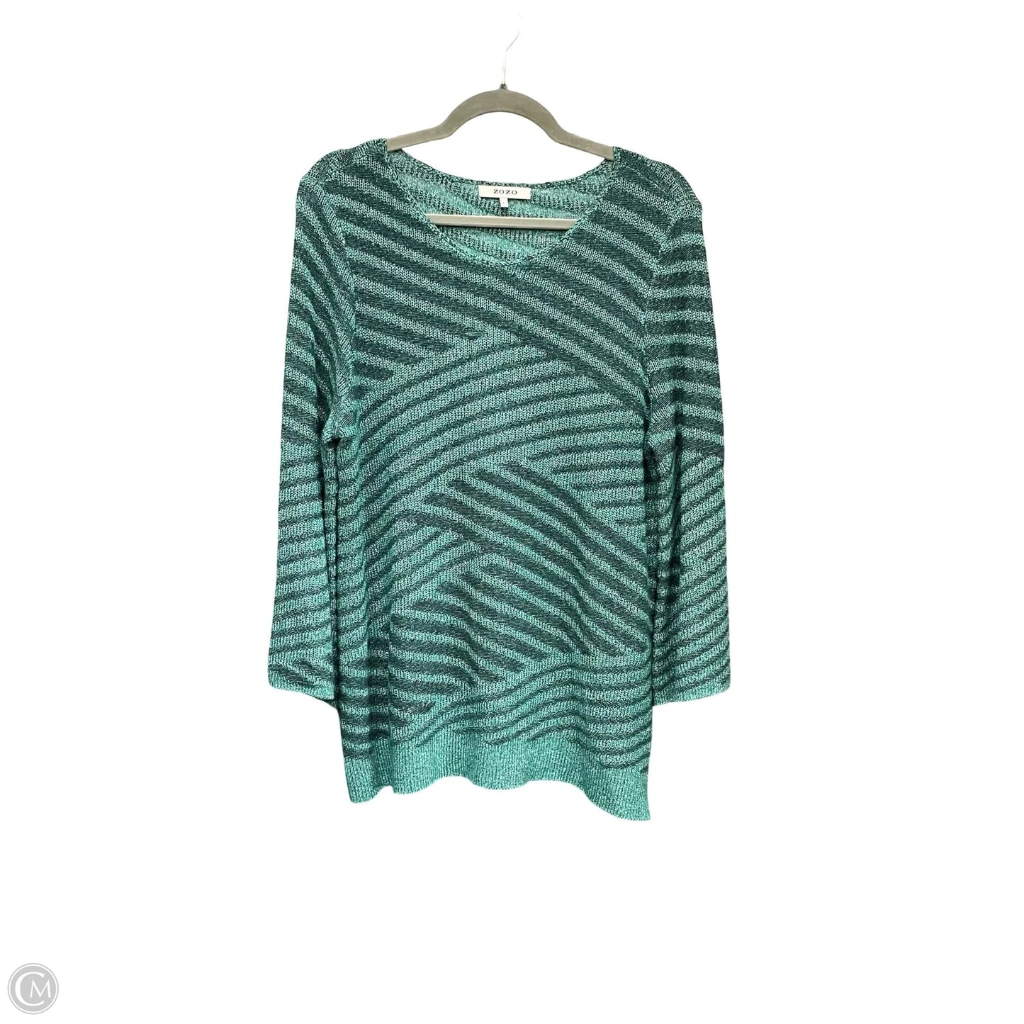 Sweater By Zozo In Teal, Size: L
