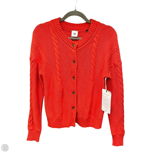 Cardigan By Cabi In Orange, Size: S
