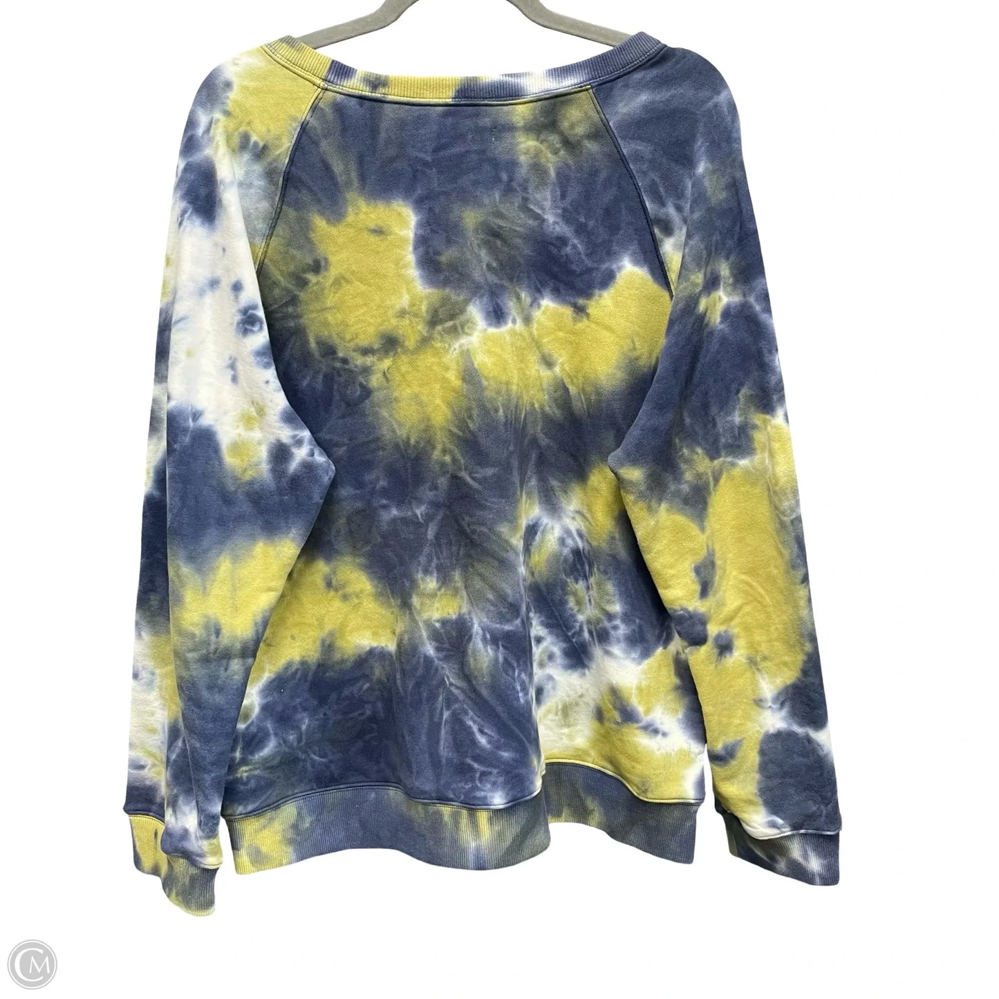 Sweatshirt Designer By Rebecca Minkoff In Blue & Green, Size: L