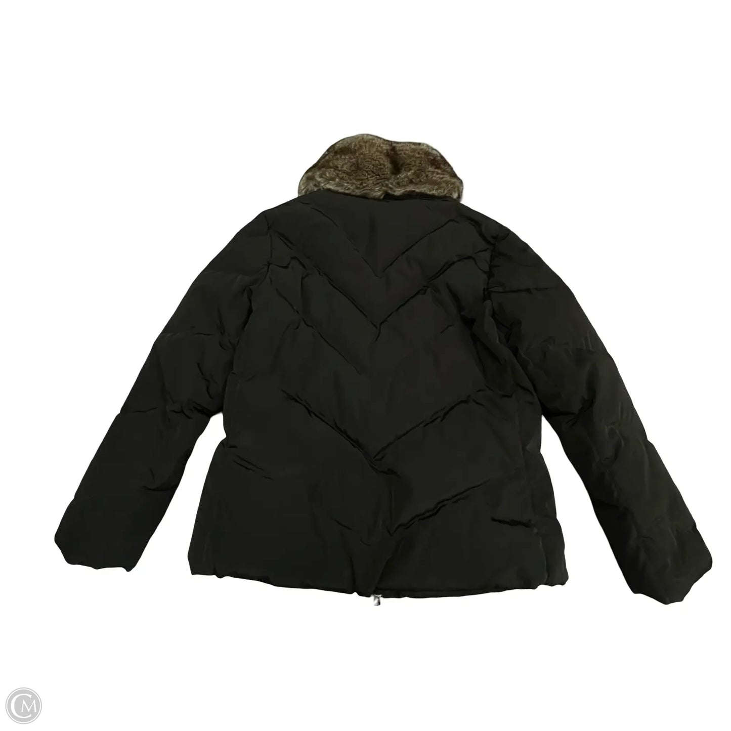 Coat Puffer & Quilted By Jones New York In Black, Size: M
