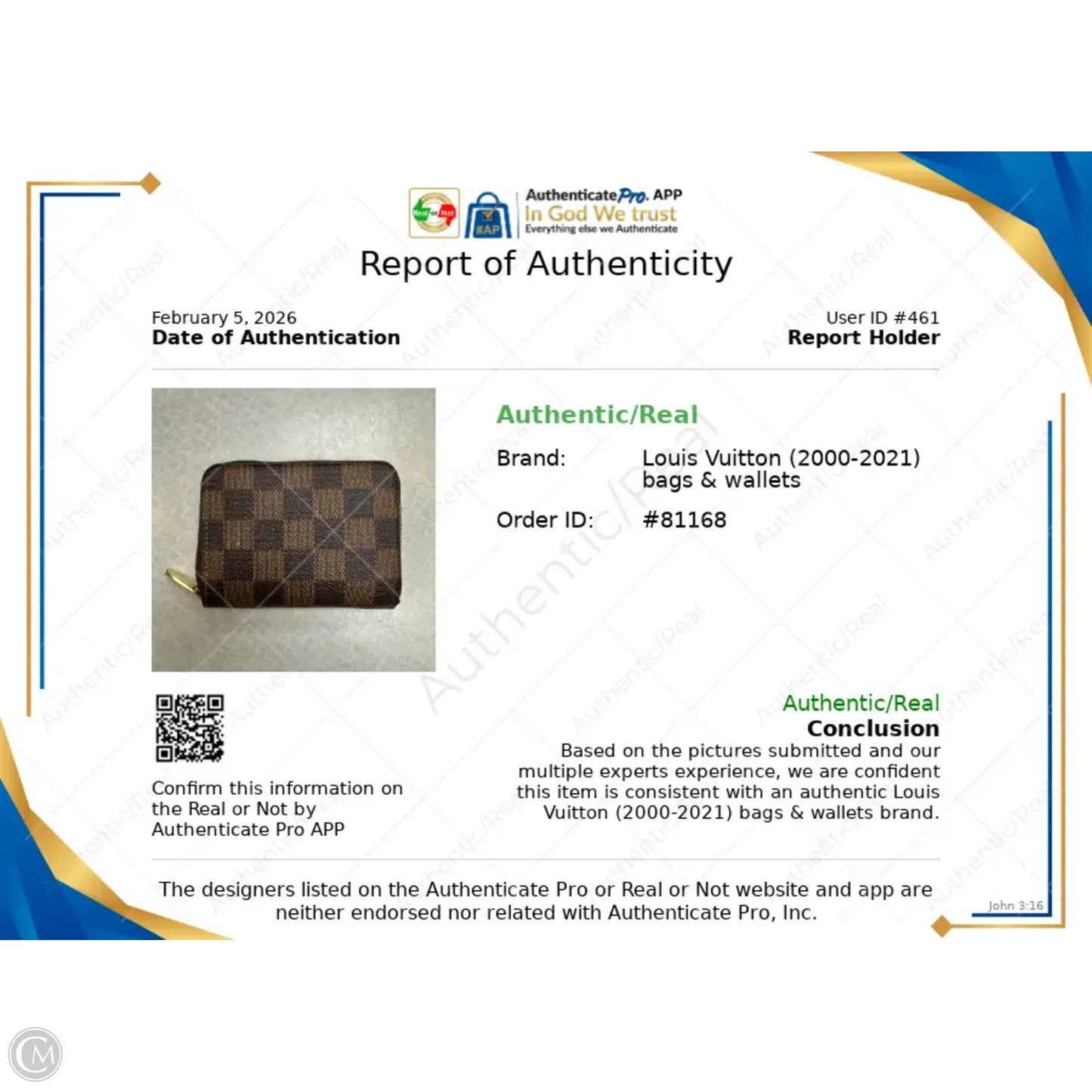 Wallet Luxury Designer By Louis Vuitton, Size: Small