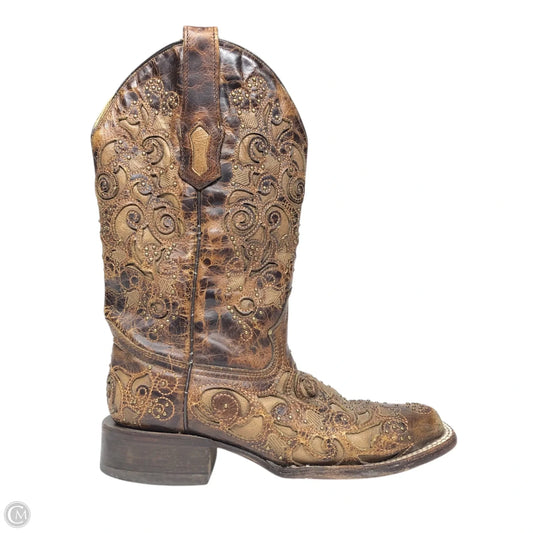 Boots Western By Corral In Brown, Size: 7