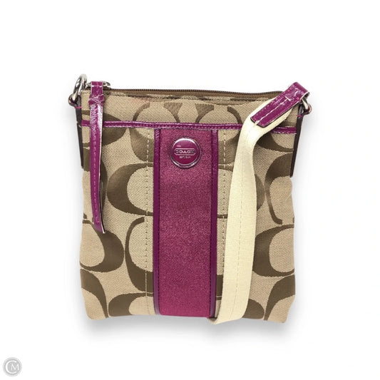 Crossbody Designer By Coach, Size: Small
