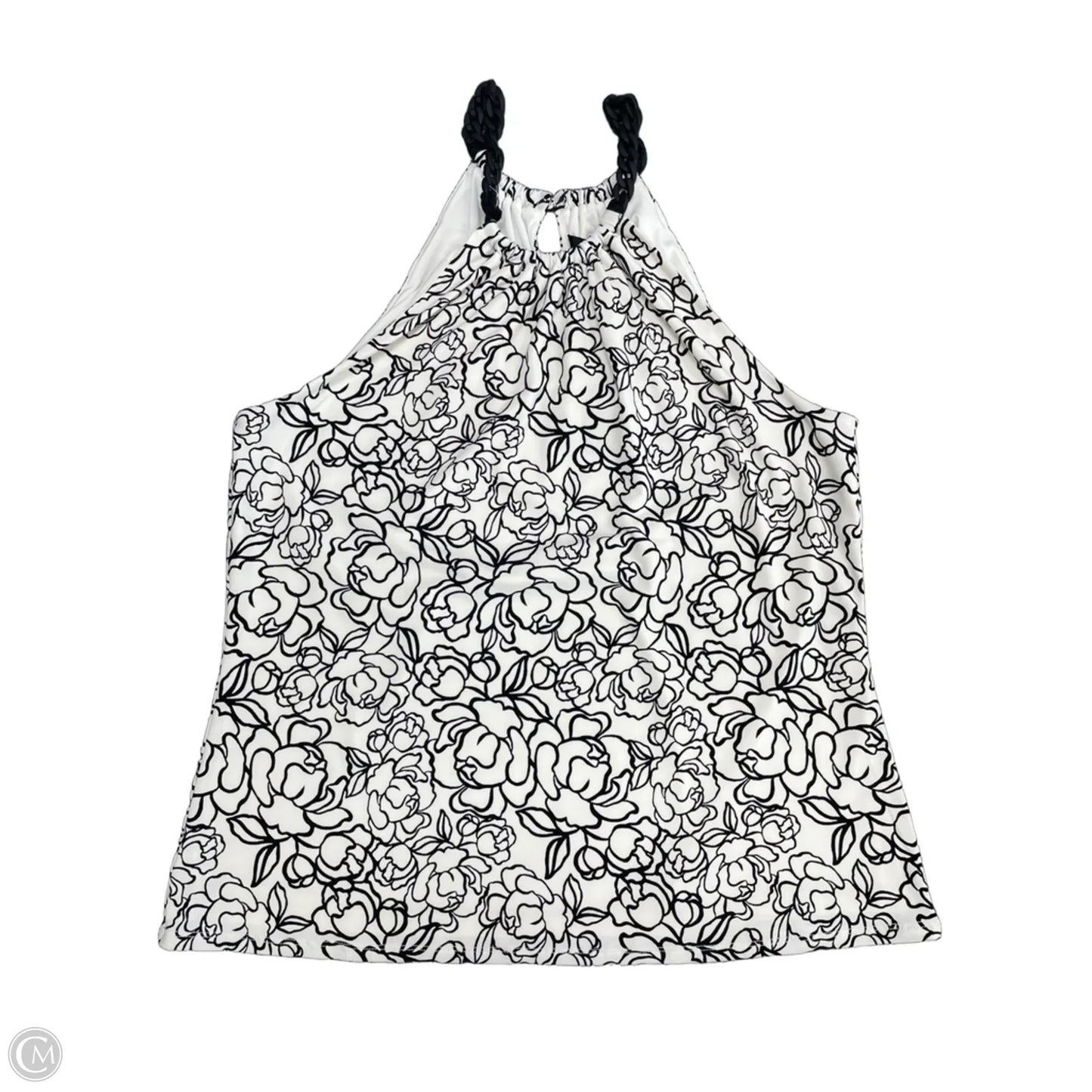 Top Sleeveless By White House Black Market In Black & White, Size: L