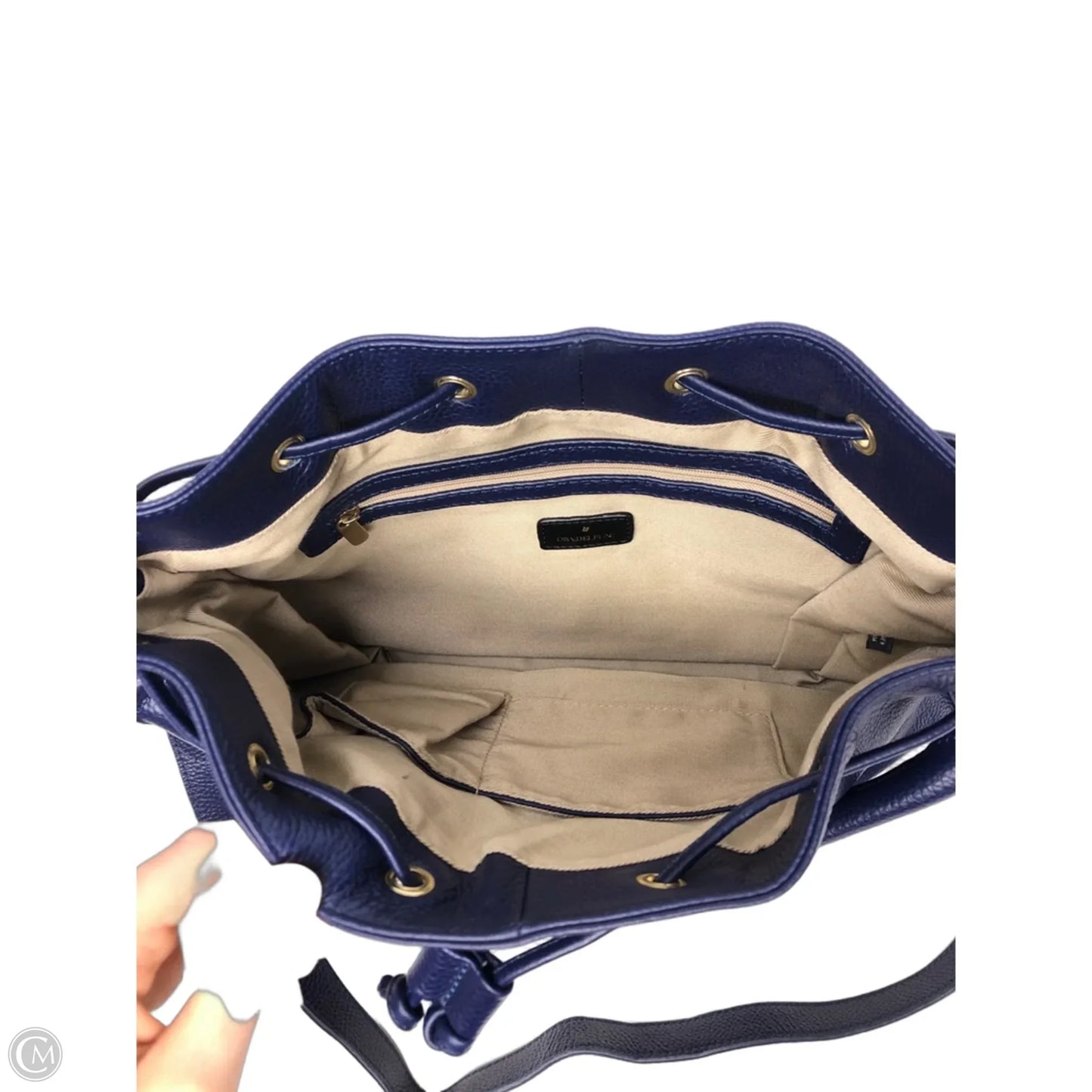 Handbag Leather By Clothes Mentor, Size: Medium