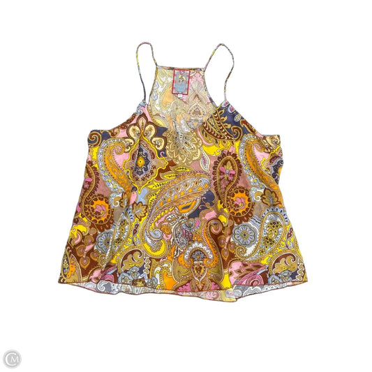 Top Sleeveless By Johnny Was In Multi-colored, Size: Xxl
