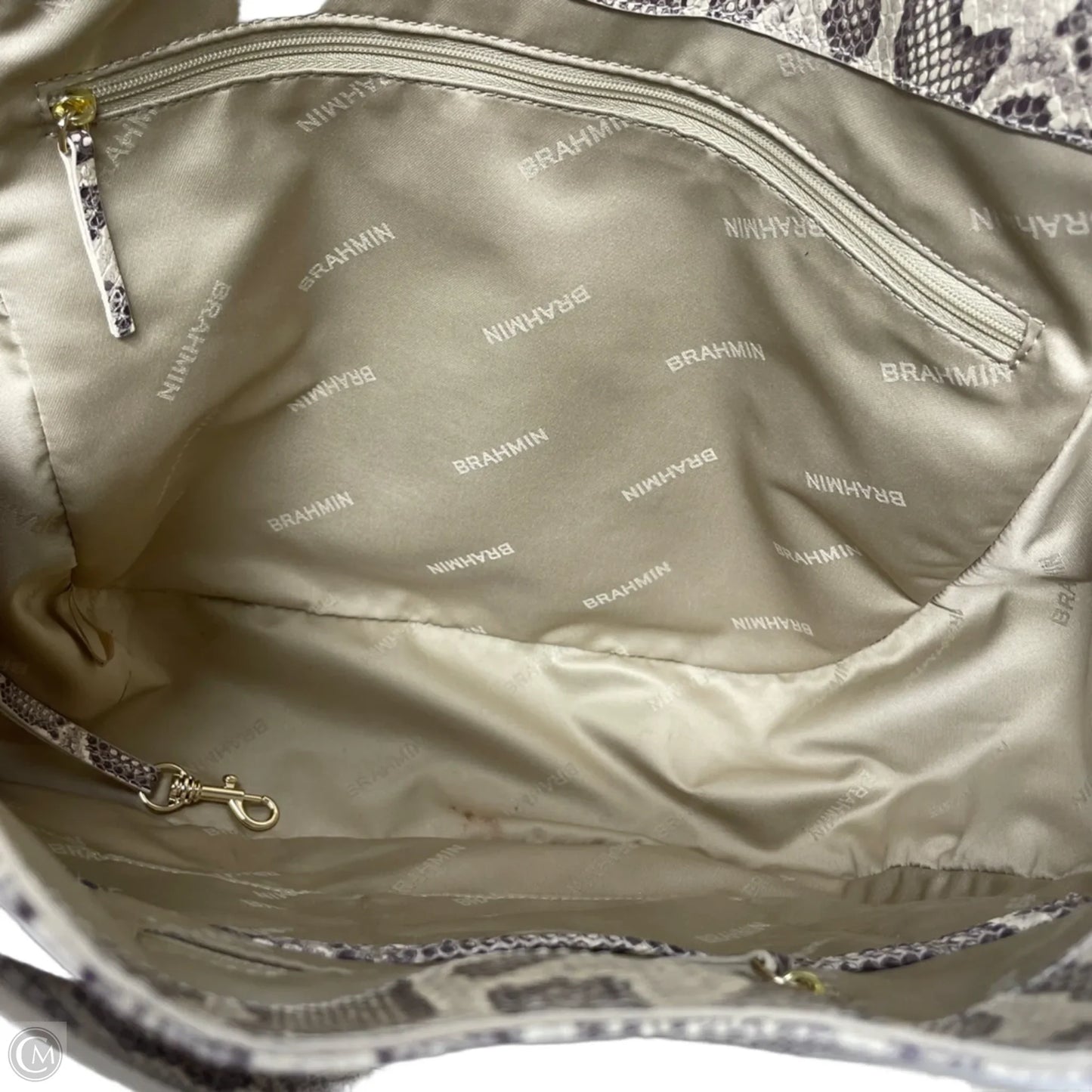 Handbag Designer By Brahmin, Size: Medium