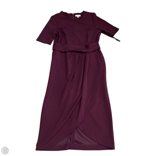 Dress Work By Calvin Klein In Purple, Size: 12