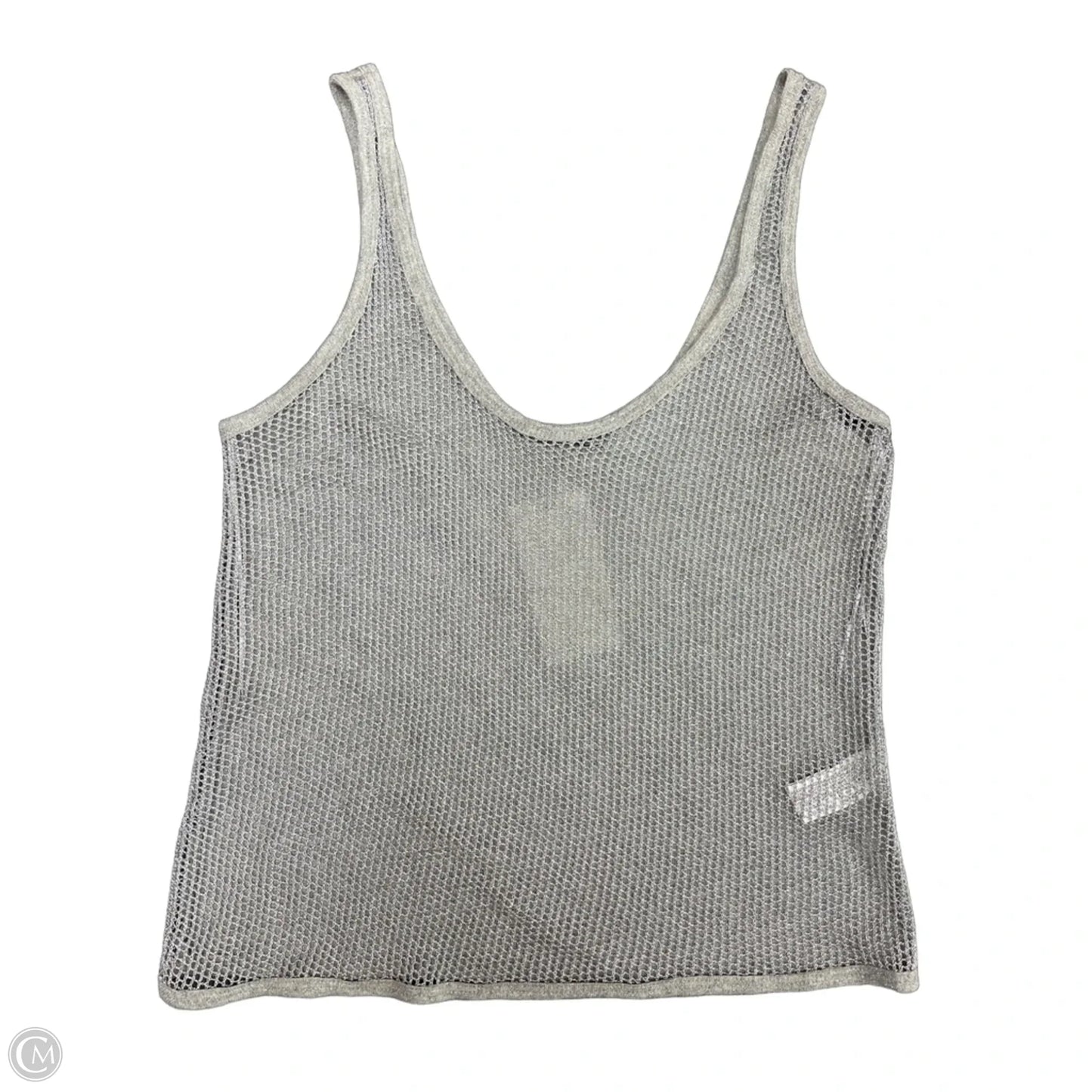 Tank Top By Zara In Silver, Size: S