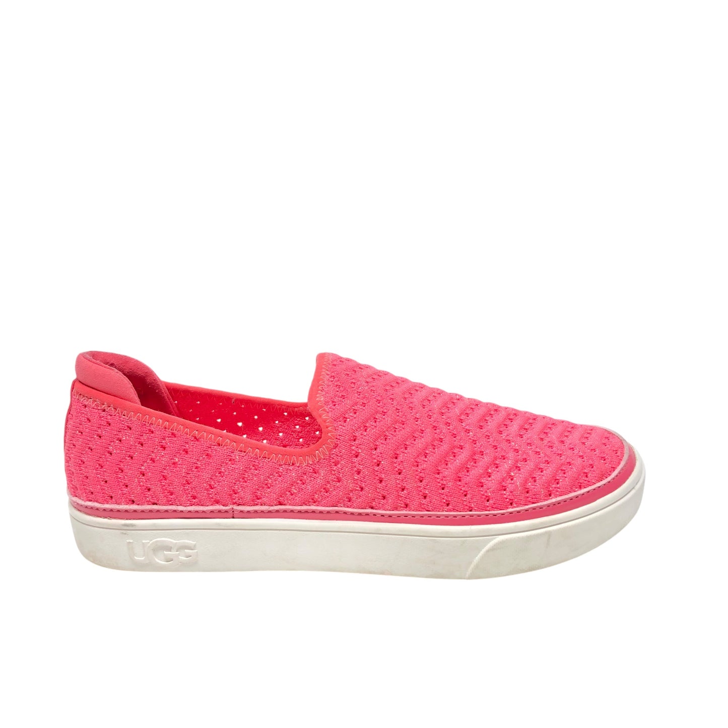 Shoes Designer By Ugg In Pink, Size: 7.5